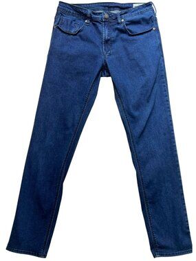 Buffalo David Bitton Mens Adam Slim Stretch Jeans Denim Sz 32x32 Blue Mid Wash